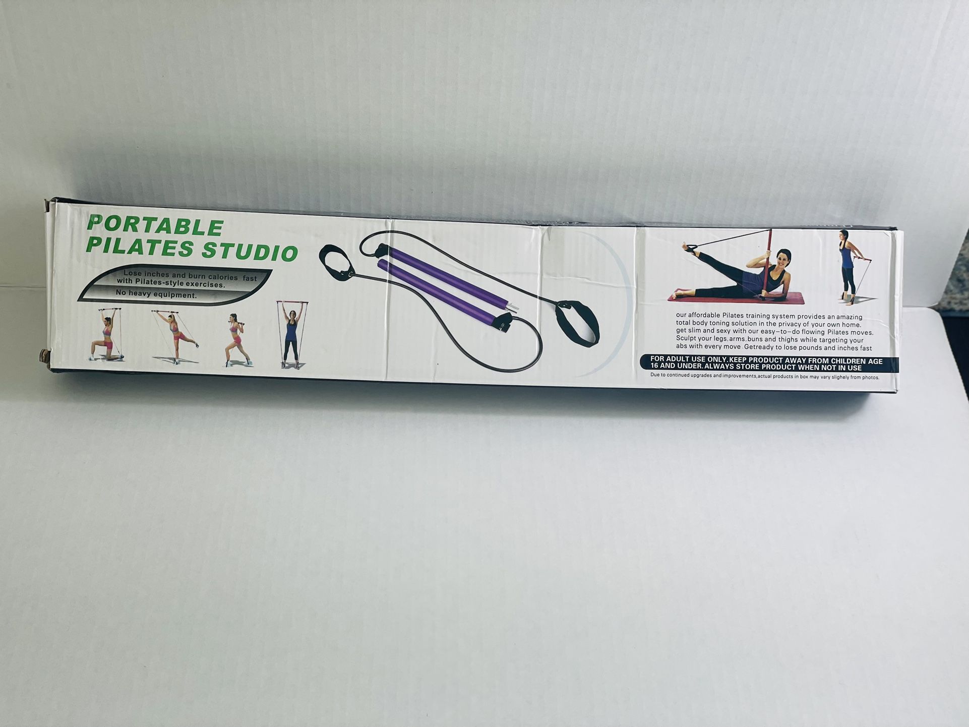 Exercise Portable Pilates Studio Purple No Heavy Equipment Travel Pilates