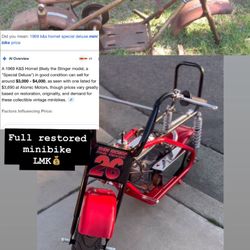 Really rare bike 1969 k&s hornet special deluxe