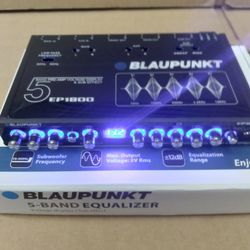 BLAUPUNKT 5 BAND EQUALIZER WITH VOLTAGE DISPLAY ( BRAND NEW PRICE IS LOWEST )