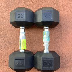 25.lbs X 2 Dumbbell Set