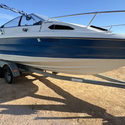 1988  Bayliner Cabin Cruiser With A 2015 Trailer
