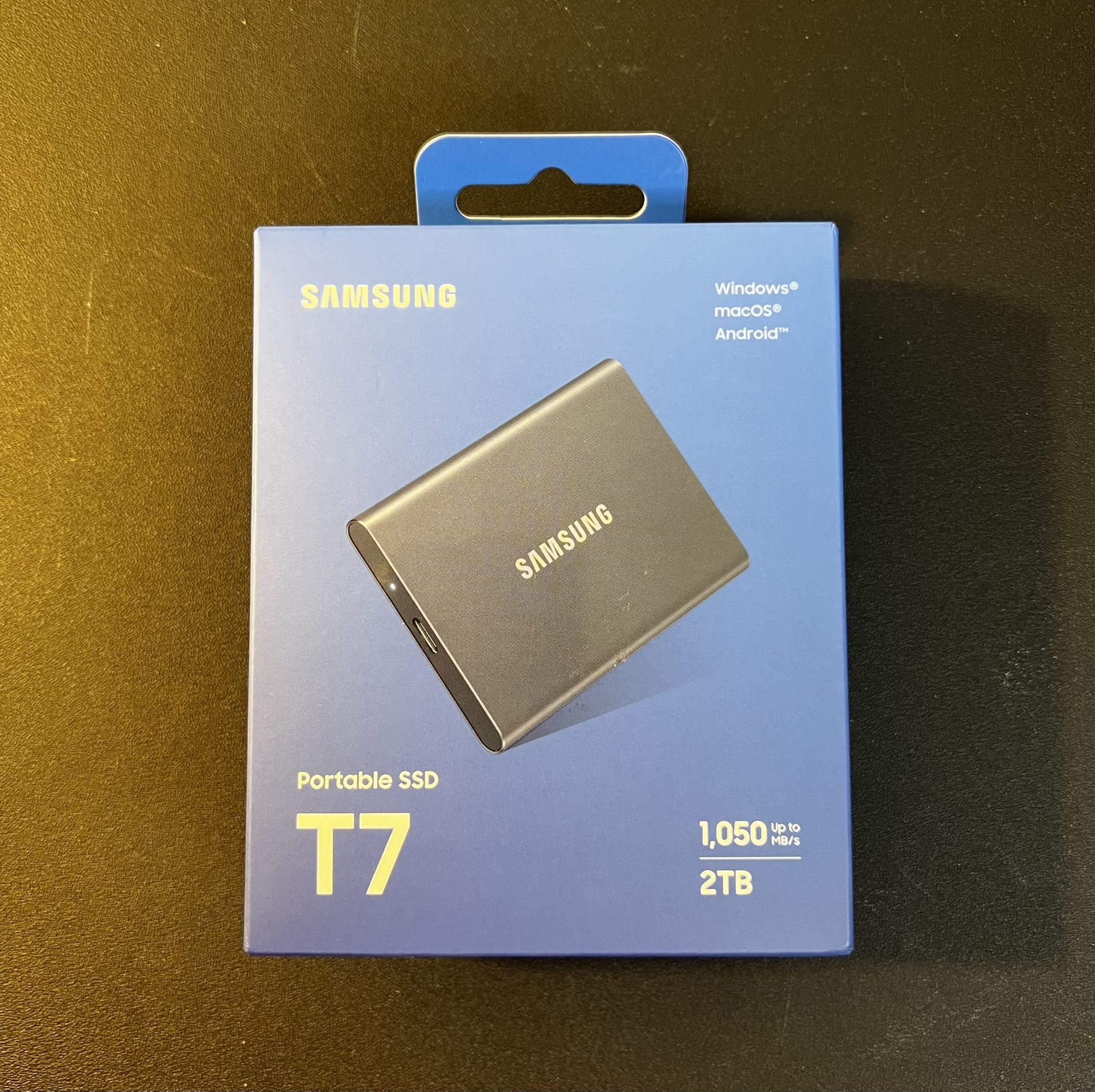 $150 SAMSUMG T7 Portable SSD, 2T
