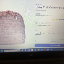 Miztigue Cork Backpack/purse