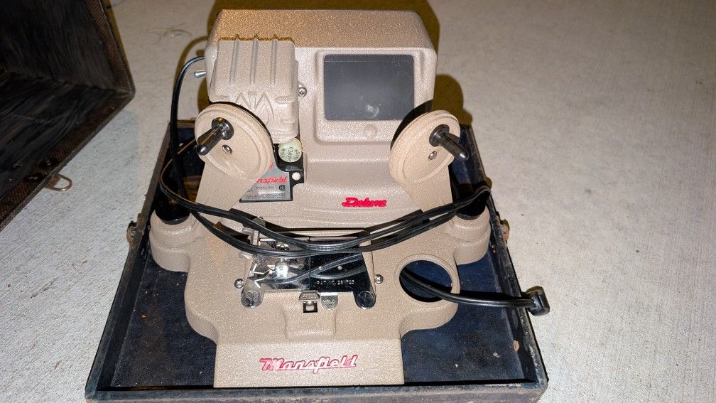 Vintage 8mm Film Editor Splicer Mansfield 950 Movie Editing Machine