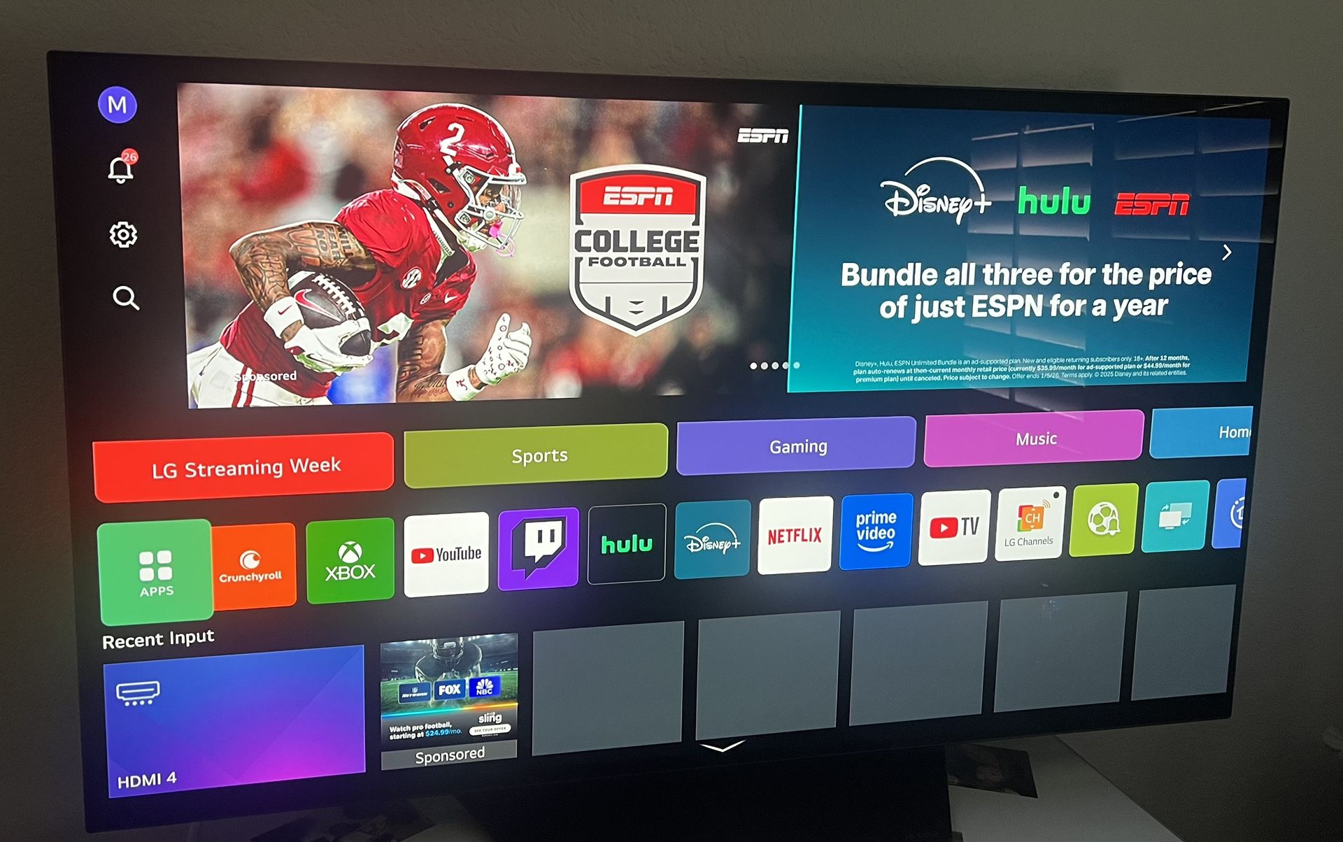 LG 55” 4K OLED UHD Smart WebOS TV