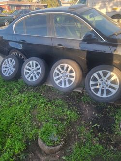 BMW Tires and Rims Set 205/55/R F16 91V
