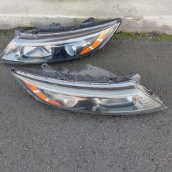 2011-2015 Kia Optima Halogen Bulb Headlights With Lights Bulbs And Accessories OEM.
