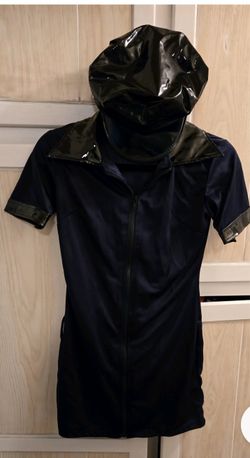 Halloween Police Woman Dress And Hat Size S/M
