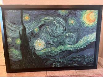 Framed Print of Van Gogh’s “Starry Night