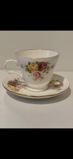 Roses Cup and Saucer 