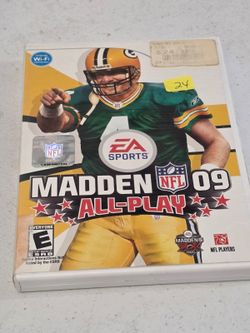 EA Sports Madden NFL 09 All-Play Nintendo Wii Football  #24