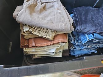 15 Pairs of Girls Pants Pac Sun, BDG, Dickies