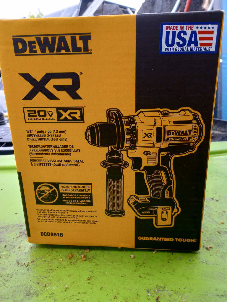 DeWalt XR 20 Volt Brushless 6-speed Drill Driver