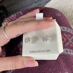Sterling Silver Earrings Brand New 