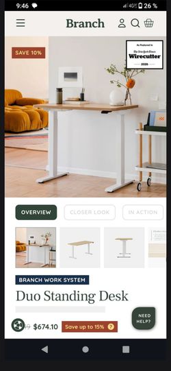 Branch Duo Standing Desk