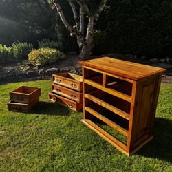 Solid Wood Dresser For Sale!