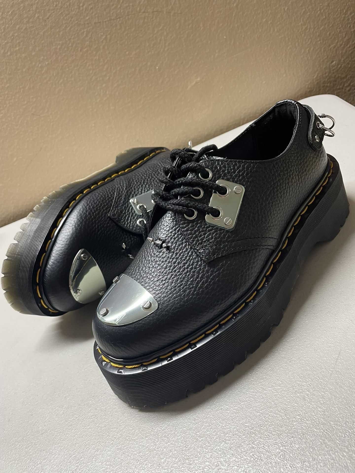 Brand New Dr. Martens Quad Piercing Hardware Unisex Men’s Size 7 Women’s Size 8,New Products : American Fashion Style Bags On Sale