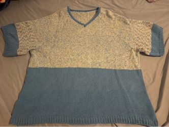 Blue Knitted Tee