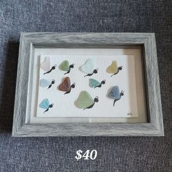 Authentic Made In NY Sea Glass ART 