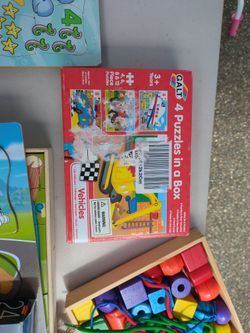 Vehicle Puzzles - Set Of 4