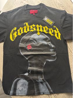 Size:Medium Godspeed Out Of Many One black t-shirt #goth #emo #bandtee #brandnew