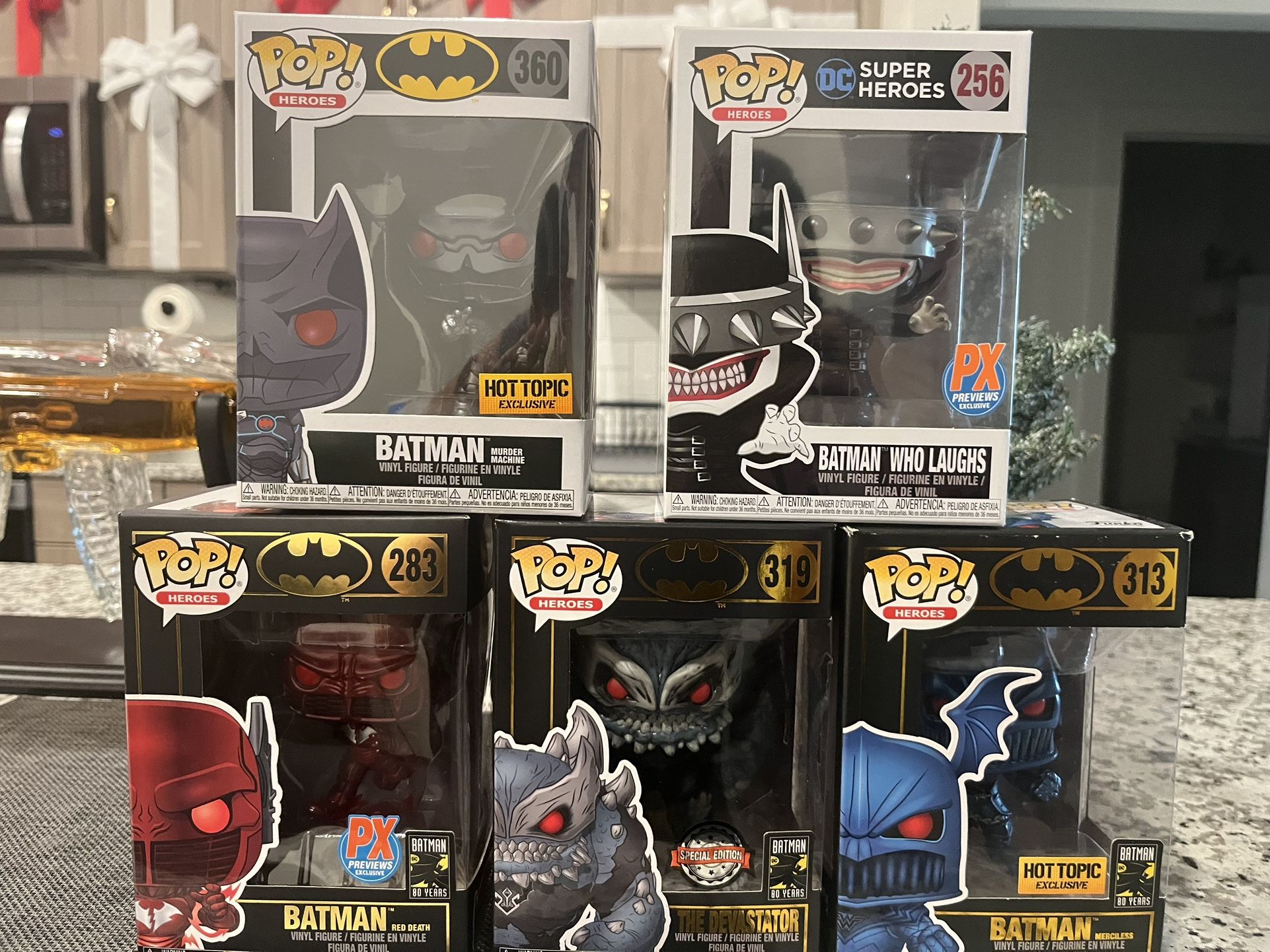 Batman Metal Funko Pops