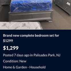 Bedroom Set On sale 
