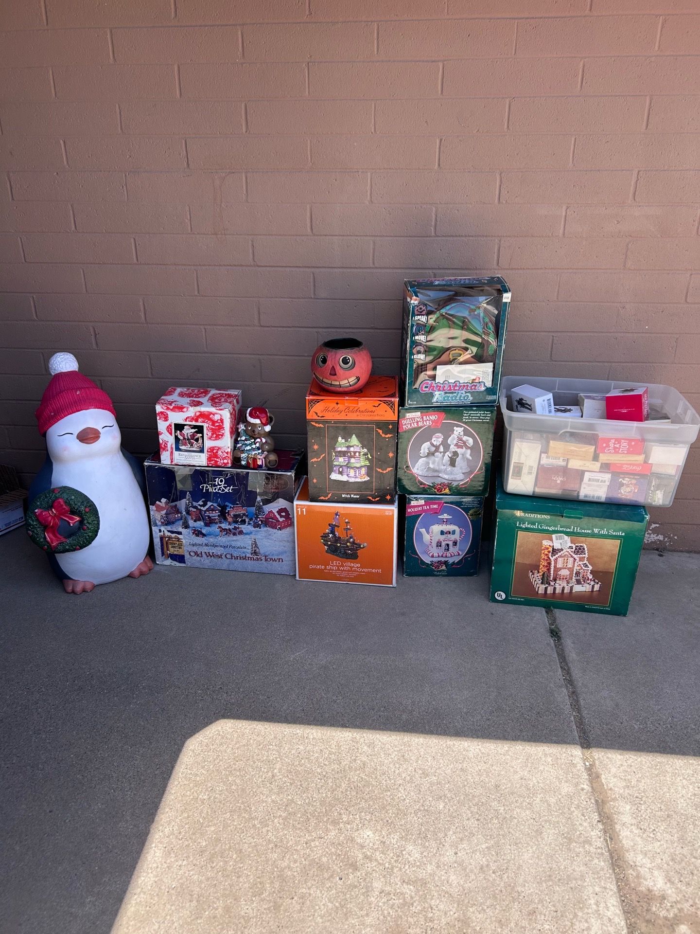 Vintage Christmas & Halloween decorations