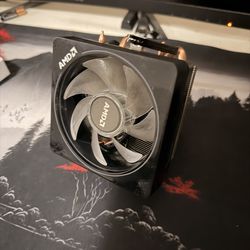 CPU cooler with rgb on it