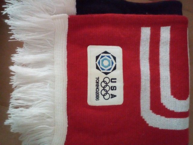 Toronto Canada 2006 Olympic Games Team https://offerup.com/redirect/?o=U2NhcmYuUmVk White And Blue 6 Ft.Long