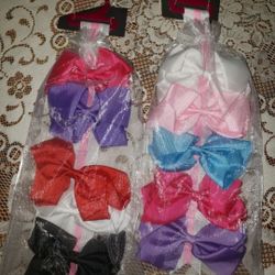 💖NEW HAIR BOWS 2 PACKS ONE PRICE 10 BOWS TOTAL