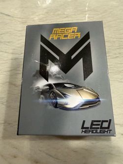 Mega Racer MR-C6 H7 LED Headlight Bulbs Plug & Play Canbus Pair New