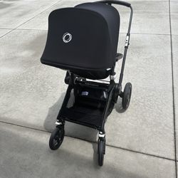 Bugaboo Fox3 Complete Stroller Black Base - Black/Midnight Black/Midnight Black