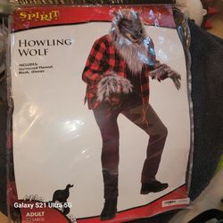 Howling wolf costume LARGE NEW $30