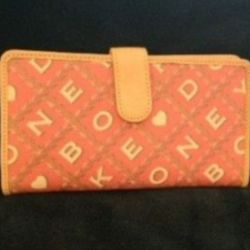 It is Bag Time! Dooney and Bourke Classic Signature Wallet Red