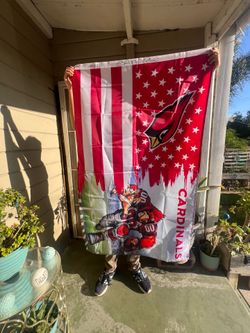 Arizona Cardinals flag size 5’x3’