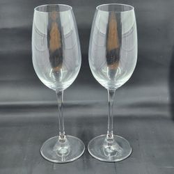 Pair of Riedel Overture Fluted Champagne Glass 8 5/8” Tall 8 Oz.