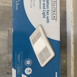 Ventilation fan with heater