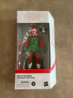 NWT Hasbro Star Wars 6" Imperial Stormtrooper Holiday Edition