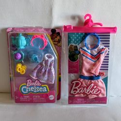 Barbie Chelsea Accessory Set And Barbie fashion pack sports clothes Set