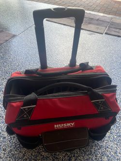 Husky rolling tool bag