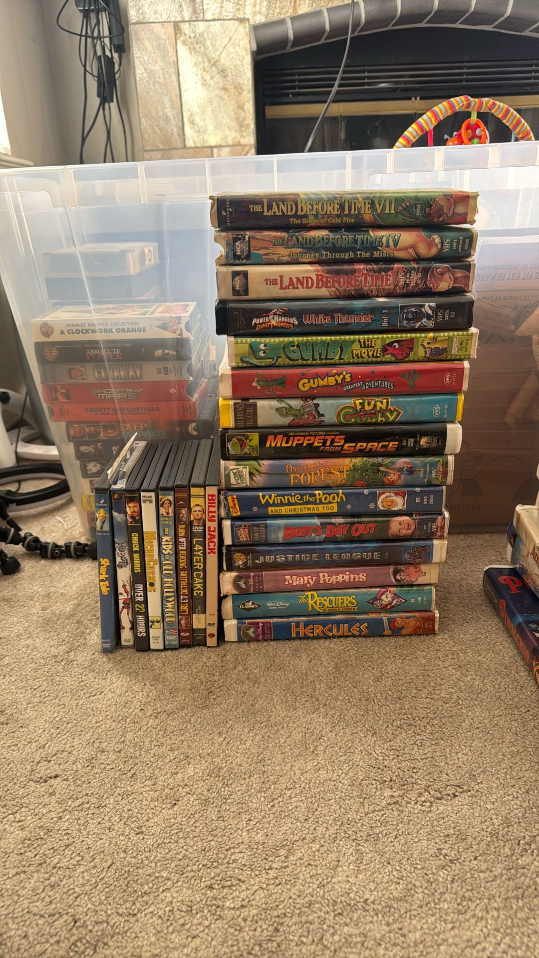 Free VHS And DVDs