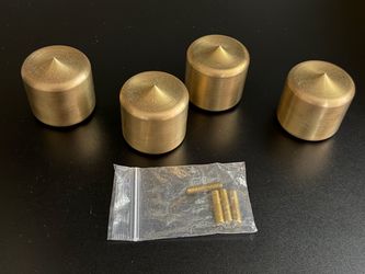 MapleShade solid brass isolation feet
