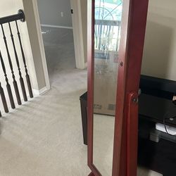 Mirrored Jewelry Cabinet Organizer/Storage