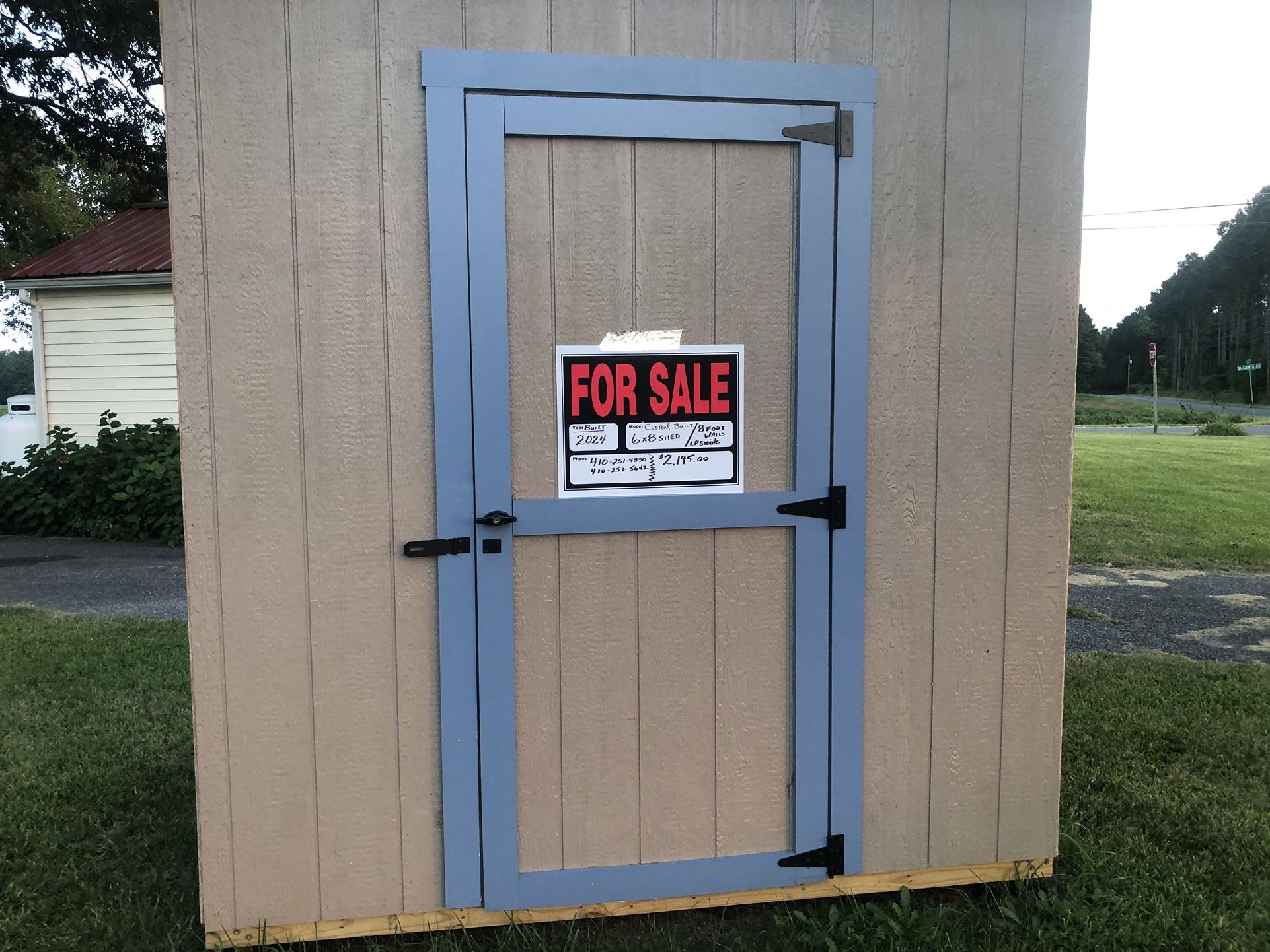 New 6 X 8 Storage Shed