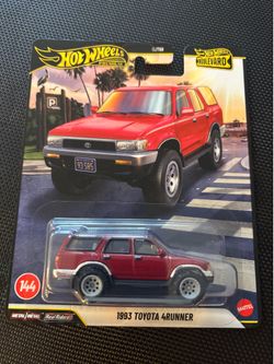 Hot Wheels Premium 2025 Boulevard #144 Red 1993 Toyota 4Runner