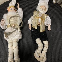 Set Of Decorative Elves 