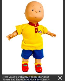 7 Inch Caillou Doll