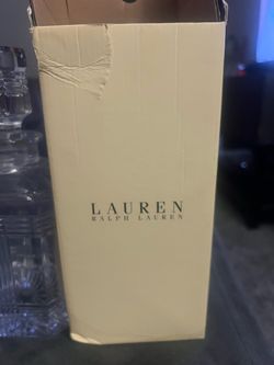 Ralph Lauren crystal Glen plaid decanter