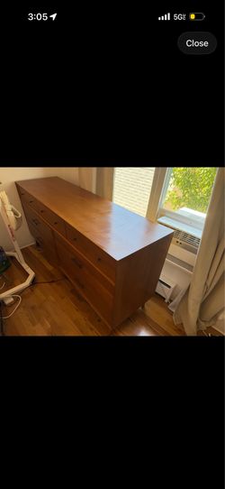 Real Solid Wood Dresser